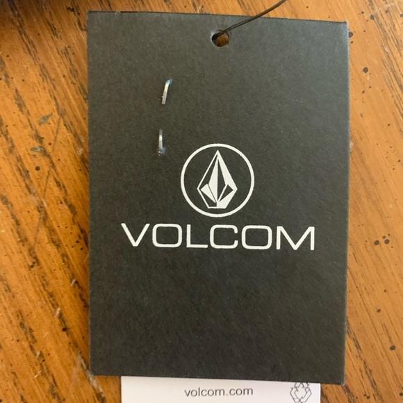 NWT Volcom Stripe Away Black & White Printed V-Neck Bikini Top XS‎ - Picture 7 of 11